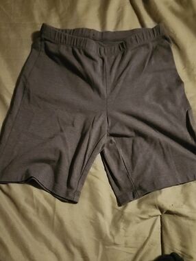 Hanes Women's Charcoal Athletic Shorts
